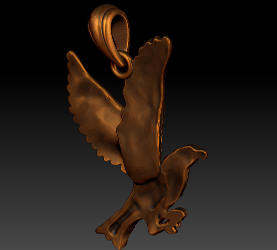 Pendant Eagle 3D print model 3D Print 542938