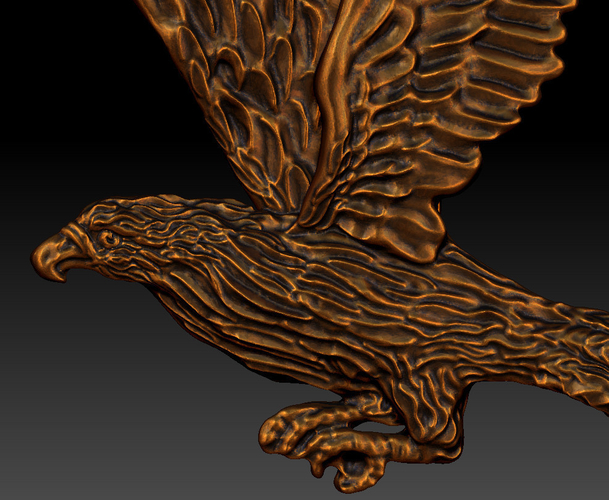 Pendant Eagle 3D print model 3D Print 542939