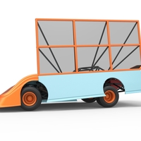 Super Dirt Late model with side wing while turning 1:25 - Thumbnail 2