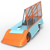 Super Dirt Late model with side wing while turning 1:25 - Thumbnail 5