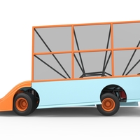 Super Dirt Late model with side wing while turning 1:25 - Thumbnail 8