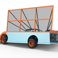 Super Dirt Late model with side wing while turning 1:25 - Thumbnail 11