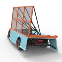 Super Dirt Late model with side wing while turning 1:25 - Thumbnail 12