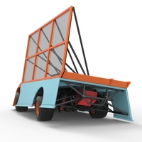 Super Dirt Late model with side wing while turning 1:25 - Thumbnail 13