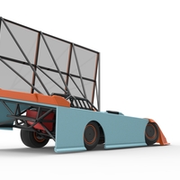 Super Dirt Late model with side wing while turning 1:25 - Thumbnail 16