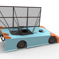 Super Dirt Late model with side wing while turning 1:25 - Thumbnail 17