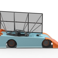 Super Dirt Late model with side wing while turning 1:25 - Thumbnail 19