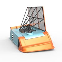 Super Dirt Late model with side wing while turning 1:25 - Thumbnail 22