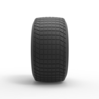 Wheel of Vintage Dirt race car V1 Scale 1:25 - Thumbnail 4