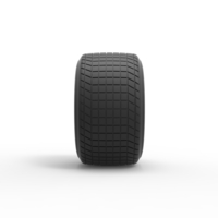 Wheel of Vintage Dirt race car V2 Scale 1:25 - Thumbnail 4