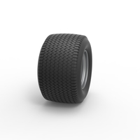 Rear Wheel of Northeast Dirt Modified stock car 1:25 - Thumbnail 3