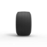 Rear Wheel of Northeast Dirt Modified stock car 1:25 - Thumbnail 4