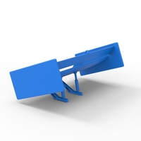 Wing of Supermodified front engine race car 1:25 - Thumbnail 12