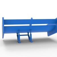 Wing of Supermodified front engine race car 1:25 - Thumbnail 14