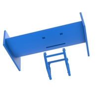 Wing of Supermodified front engine race car 1:25 - Thumbnail 17