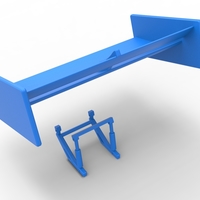 Wing of Supermodified front engine race car 1:25 - Thumbnail 18