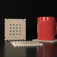 Biscuit Coasters - Thumbnail 1