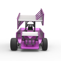 NE Outlaw Dirt Modified stock car V2 Scale 1:25 - Thumbnail 6