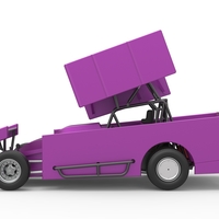 NE Outlaw Dirt Modified stock car V2 Scale 1:25 - Thumbnail 7