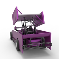 NE Outlaw Dirt Modified stock car V2 Scale 1:25 - Thumbnail 12