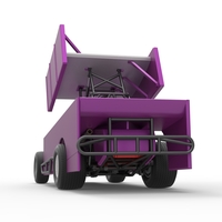 NE Outlaw Dirt Modified stock car V2 Scale 1:25 - Thumbnail 13