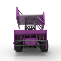 NE Outlaw Dirt Modified stock car V2 Scale 1:25 - Thumbnail 14