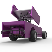 NE Outlaw Dirt Modified stock car V2 Scale 1:25 - Thumbnail 16