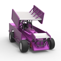 NE Outlaw Dirt Modified stock car V2 Scale 1:25 - Thumbnail 22