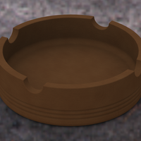 Plastic Cigarette Ashtray - Thumbnail 1