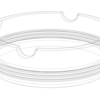 Plastic Cigarette Ashtray - Thumbnail 4