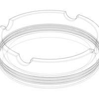 Plastic Cigarette Ashtray - Thumbnail 6