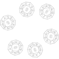 12 Sided Game Dice 6 Colors - Thumbnail 6