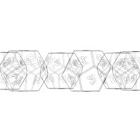 12 Sided Game Dice 6 Colors - Thumbnail 8
