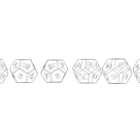 12 Sided Game Dice 6 Colors - Thumbnail 9