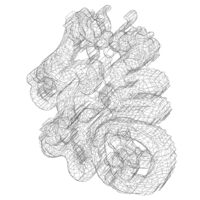 3D Art Chinese Dragon Stencil - Thumbnail 6