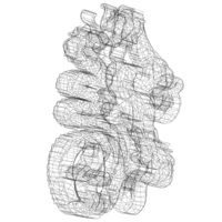 3D Art Chinese Dragon Stencil - Thumbnail 12