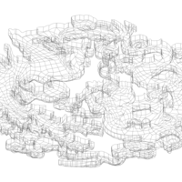 3D Art Dragon and Phoenix Stencil - Thumbnail 8