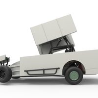 NE Outlaw Dirt Modified stock car V2 while turning 1:25 - Thumbnail 7