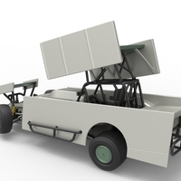 NE Outlaw Dirt Modified stock car V2 while turning 1:25 - Thumbnail 10