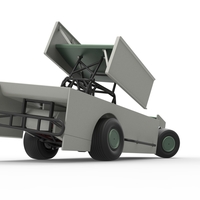 NE Outlaw Dirt Modified stock car V2 while turning 1:25 - Thumbnail 15