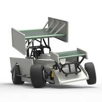 NE Outlaw Dirt Modified stock car V2 while turning 1:25 - Thumbnail 23