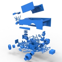 NE Outlaw Dirt Modified stock car V2 while turning 1:25 - Thumbnail 25