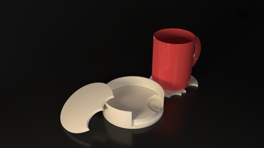 Bite Coasters 3D Print 543384