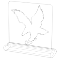 3D Art Eagle Stencil - Thumbnail 1