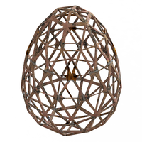 Small Wireframe Shape Geometric Egg 3D Printing 543415