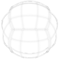 Wireframe Shape Geometric Volley Ball - Thumbnail 5