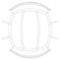 Wireframe Shape Geometric Volley Ball - Thumbnail 6