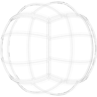 Wireframe Shape Geometric Volley Ball - Thumbnail 7