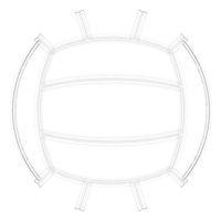 Wireframe Shape Geometric Volley Ball - Thumbnail 8