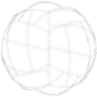 Wireframe Shape Geometric Volley Ball - Thumbnail 9